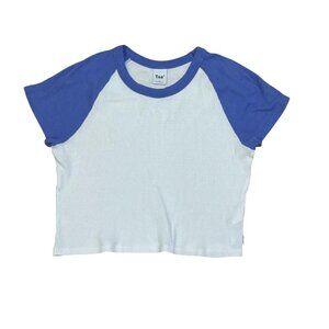 TNA Women's Ribbed Raglan Baby Tee